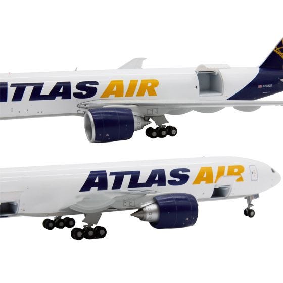 Atlas Air Boeing 777-200LRF Interactive Die-Cast Model