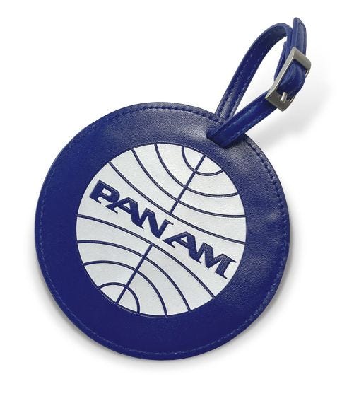 Pan Am Passport Cover and Luggage Tag