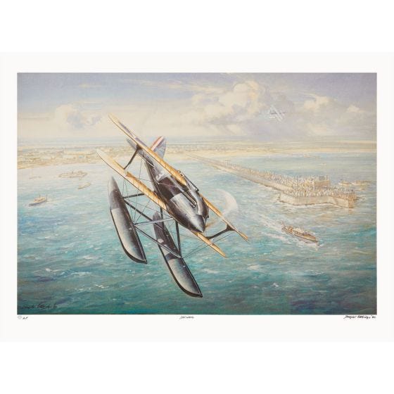 Limited Edition Jimmy Doolittle Curtiss Racer Artist Proof Signed Print