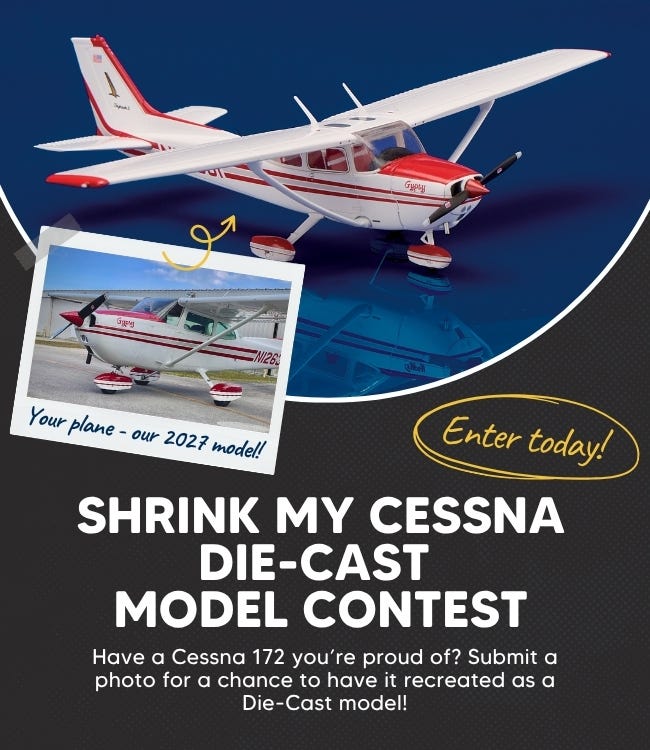 2026 Cessna 172 Contest - submit your 172 photo and win, ends 5.27.27